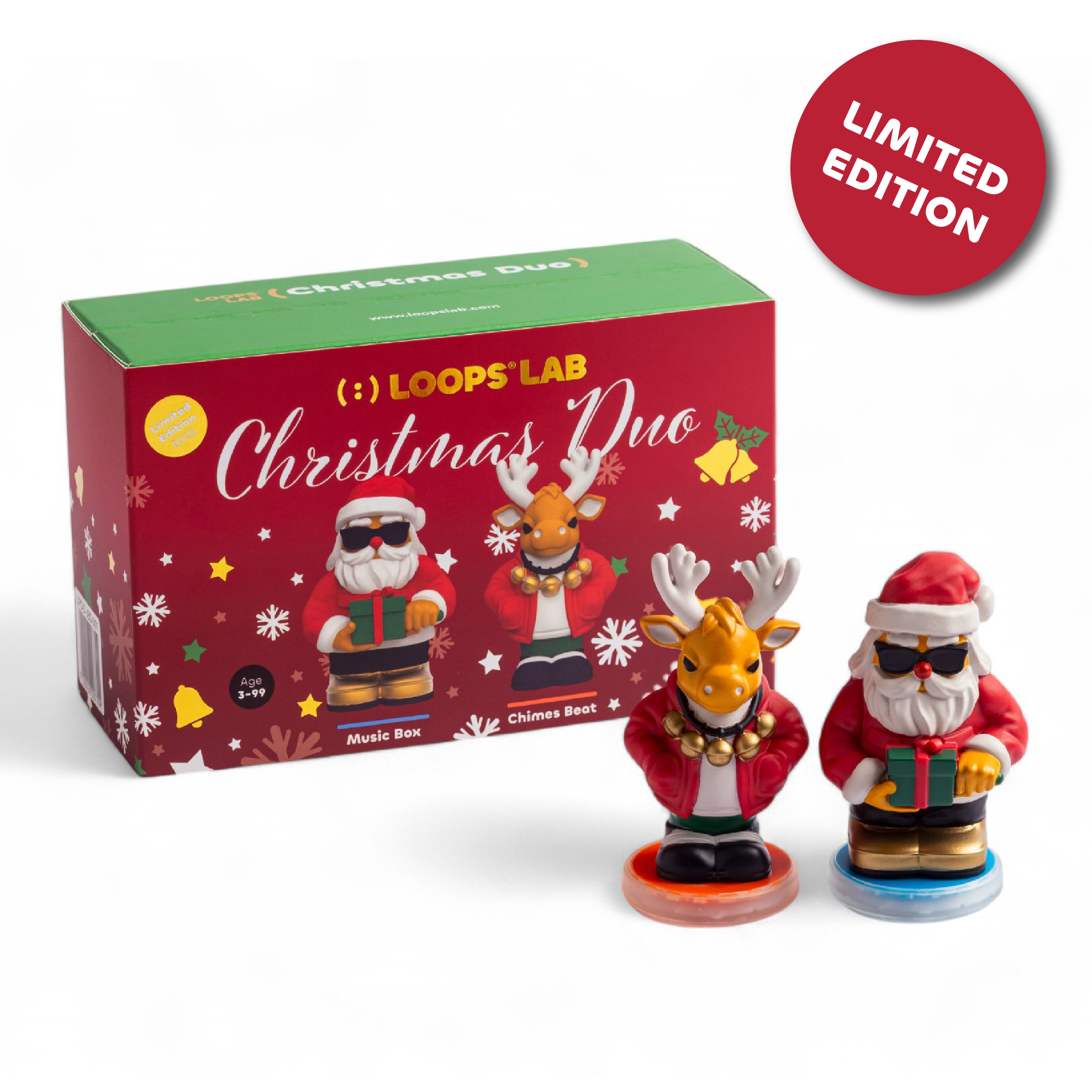 Christmas Duo: 2 Figurines Blending Your Favorite Holiday Music