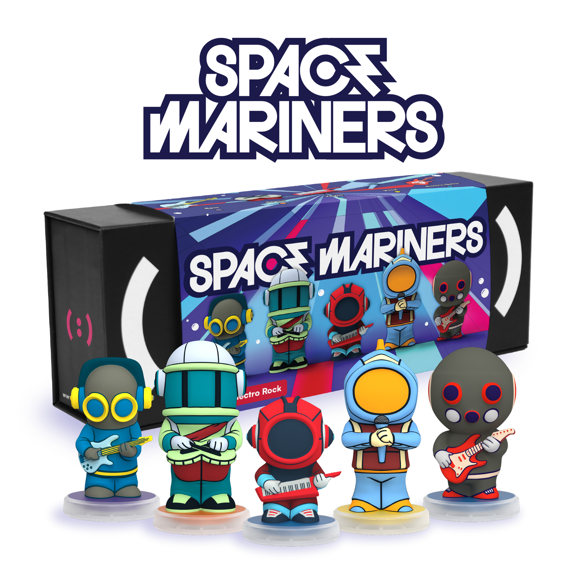 Space Mariners: 5 Figurines Galactic Rock Band