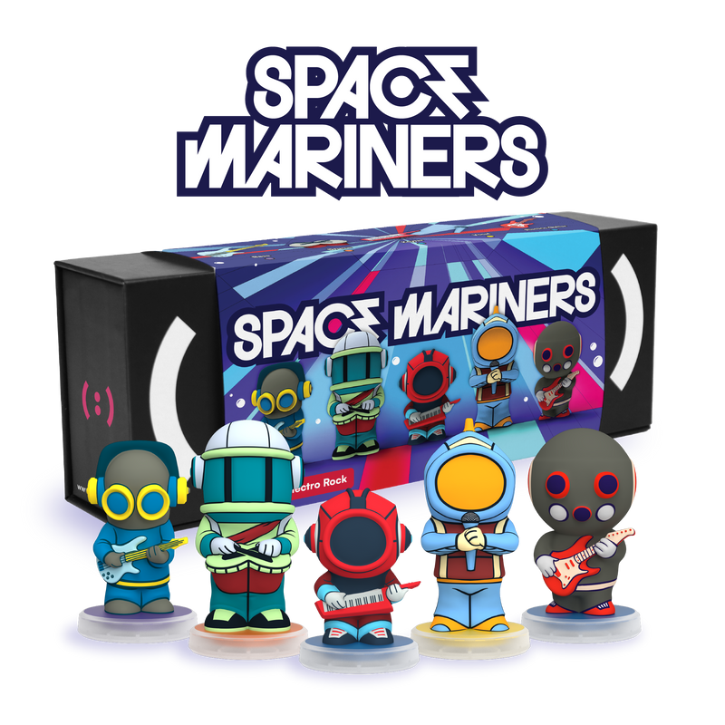 Space Mariners: 5 Figurines Galactic Rock Band