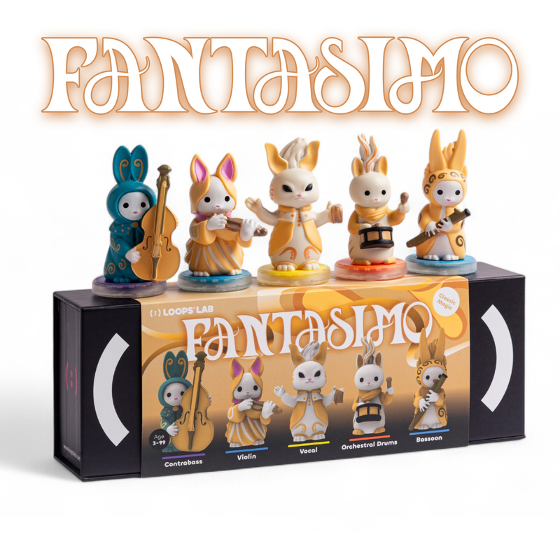 8-Bit™ - 5-teiliges Game Music Band-Figurenset