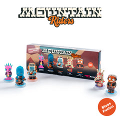 Mountain Riders: 5 Figurines Blues Fusion Band